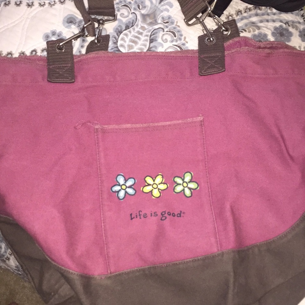 Life is Good tote bag